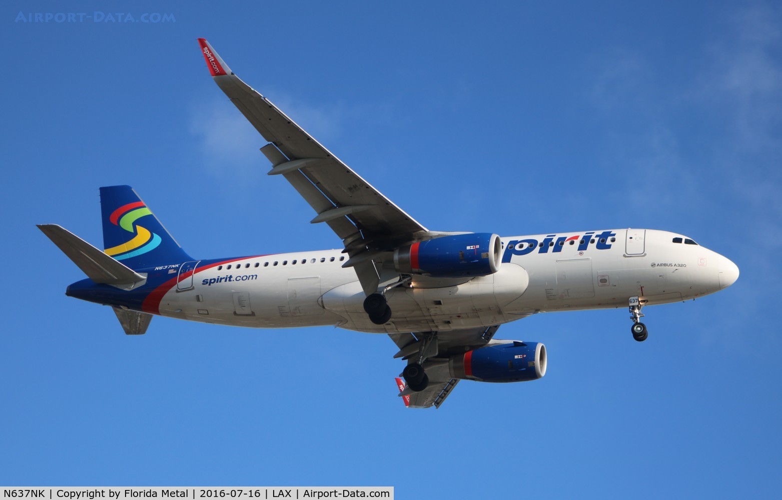 N637NK, 2015 Airbus A320-232 C/N 6436, Spirit