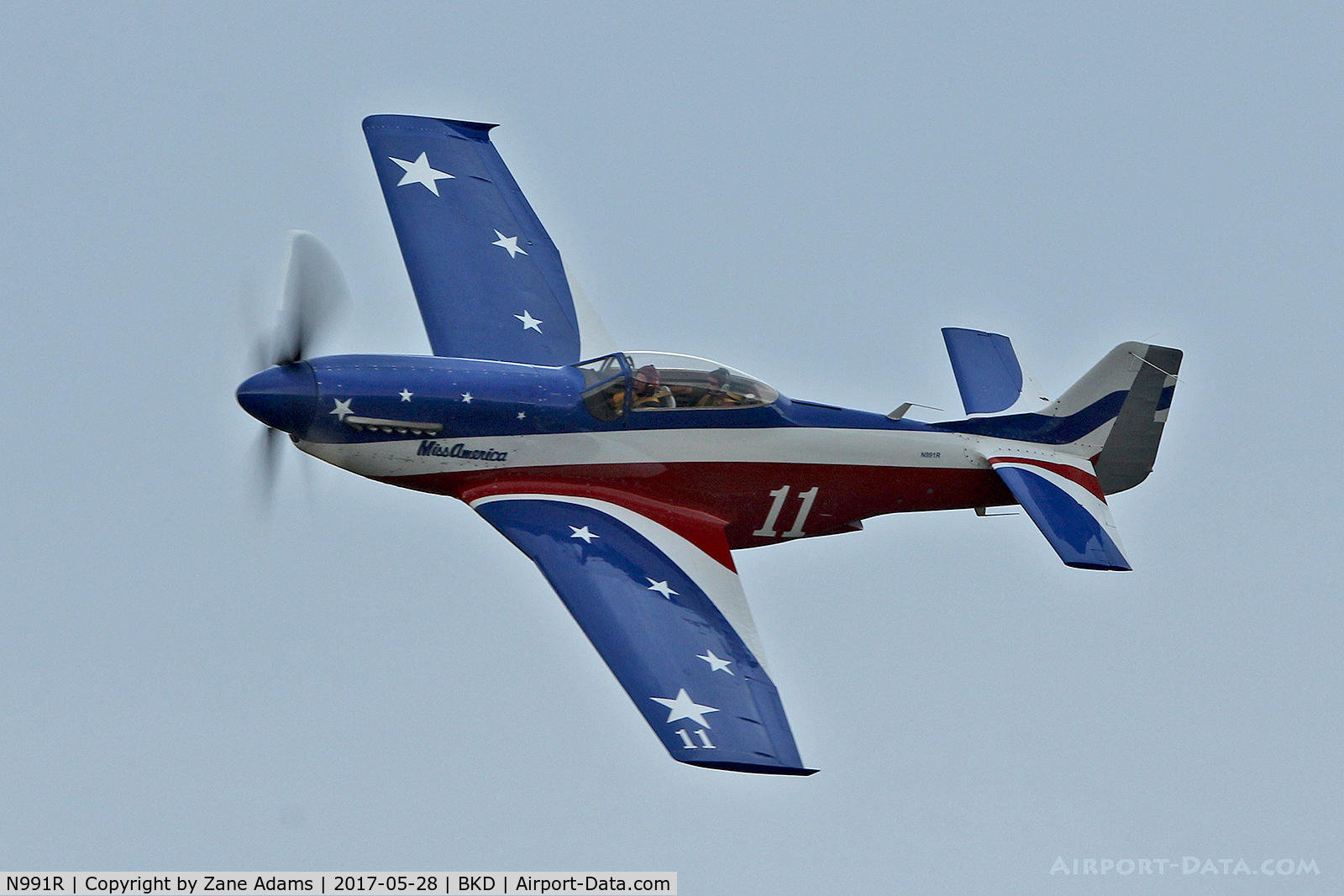 N991R, 1993 North American P-51D Mustang C/N 122-41076, At the 2017 Breckenridge Warbird Show