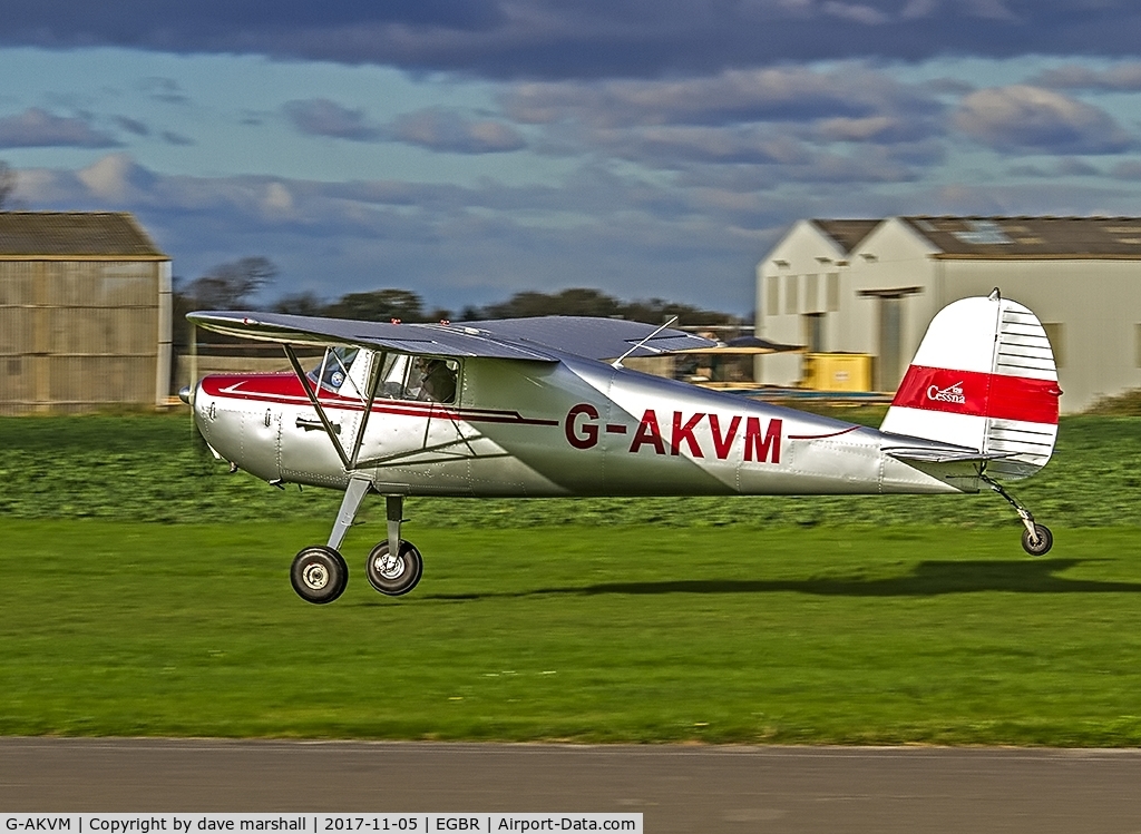 G-AKVM, 1947 Cessna 120 C/N 13431, Heading of west