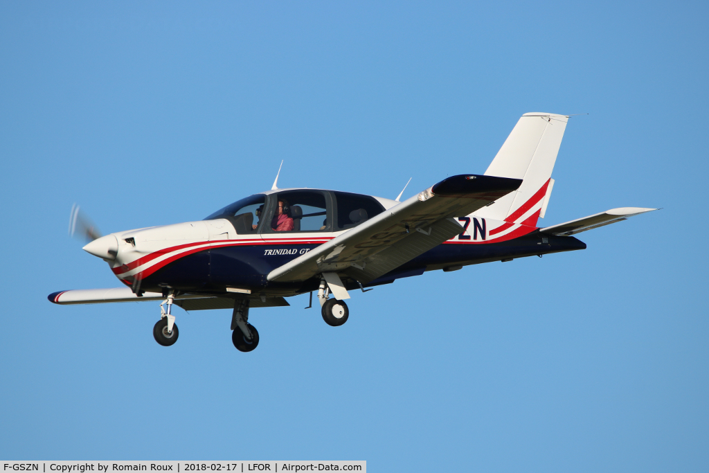 F-GSZN, Socata TB-20 Trinidad C/N 2037, Landing