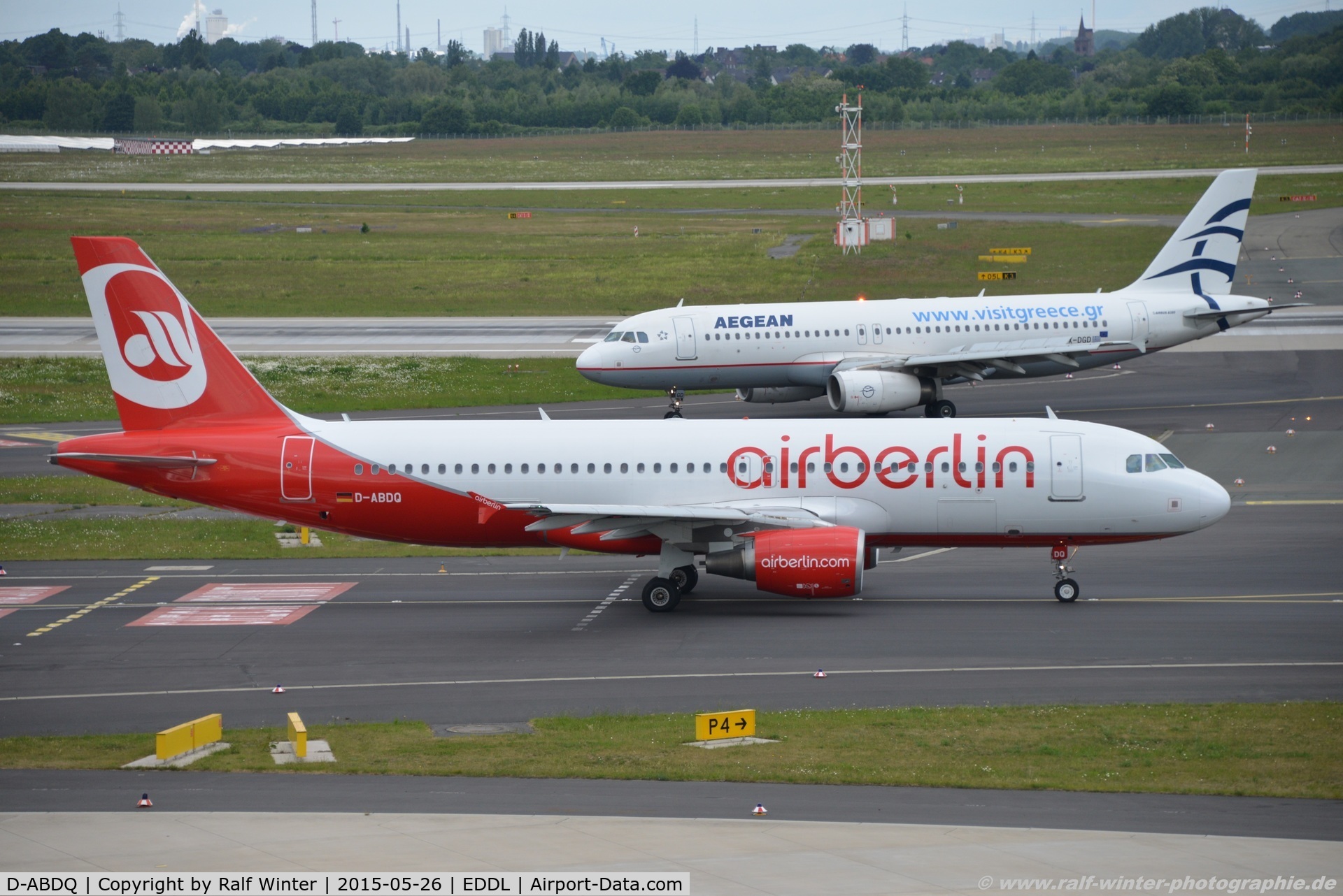 D-ABDQ, 2007 Airbus A320-214 C/N 3121, Airbus A320-214 - AB BER Air Berlin - 3121 - D-ABDQ - 26.05.2015 - DUS