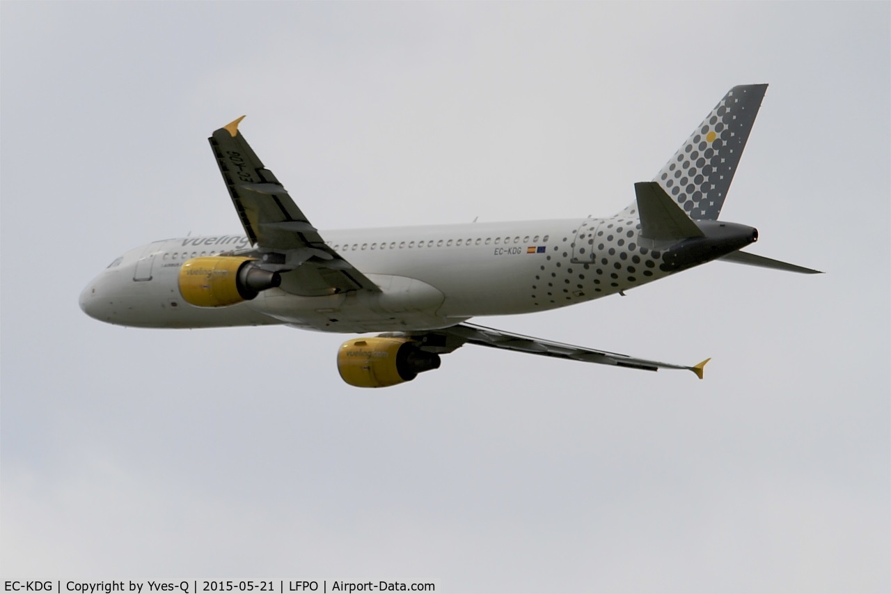 EC-KDG, 2007 Airbus A320-214 C/N 3095, Airbus A320-214, Take off rwy 24, Paris-Orly airport (LFPO-ORY)