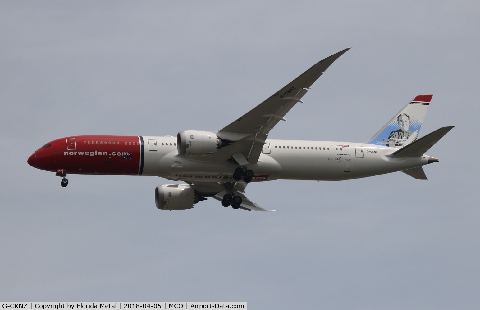 G-CKNZ, 2018 Boeing 787-9 Dreamliner C/N 38895, Norwegian