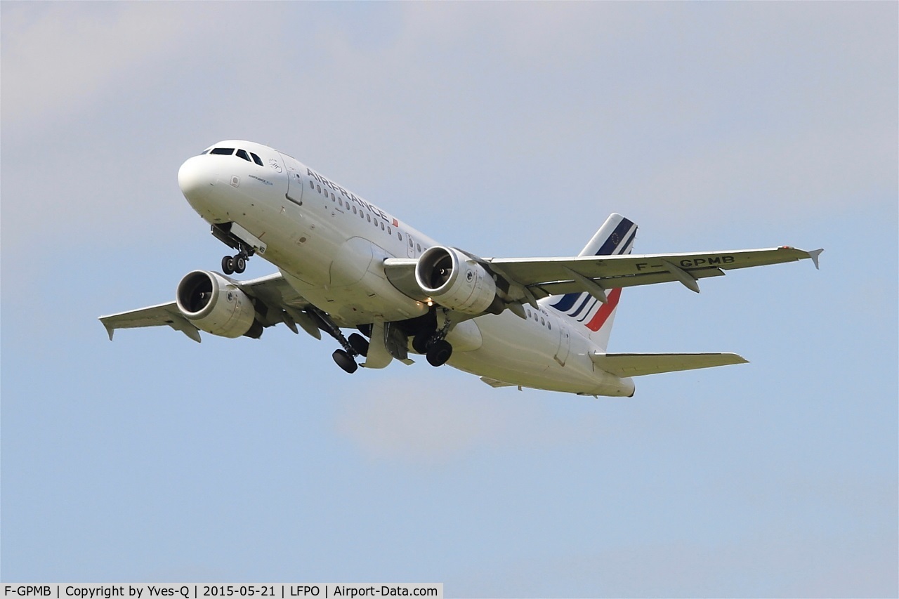 F-GPMB, 1996 Airbus A319-113 C/N 600, Airbus A319-113, Take off rwy 24, Paris-Orly airport (LFPO-ORY)