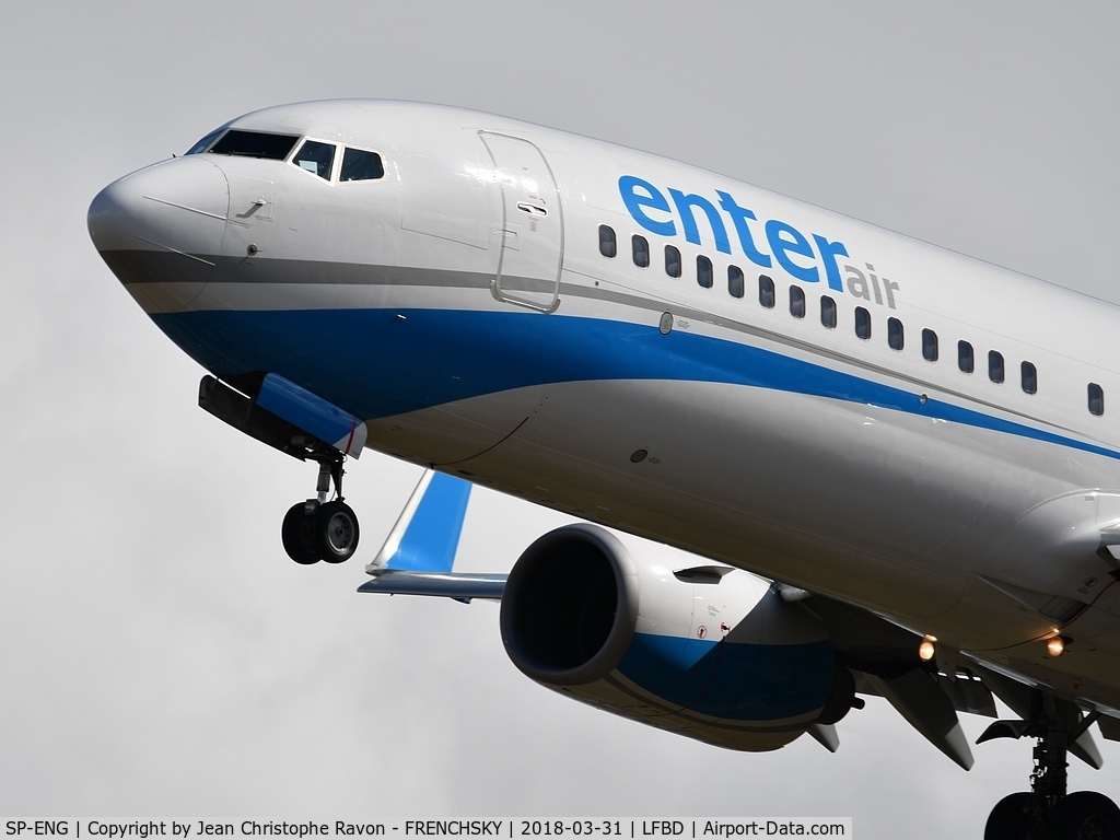 SP-ENG, 2002 Boeing 737-8CX C/N 32365, ENTER from Nice