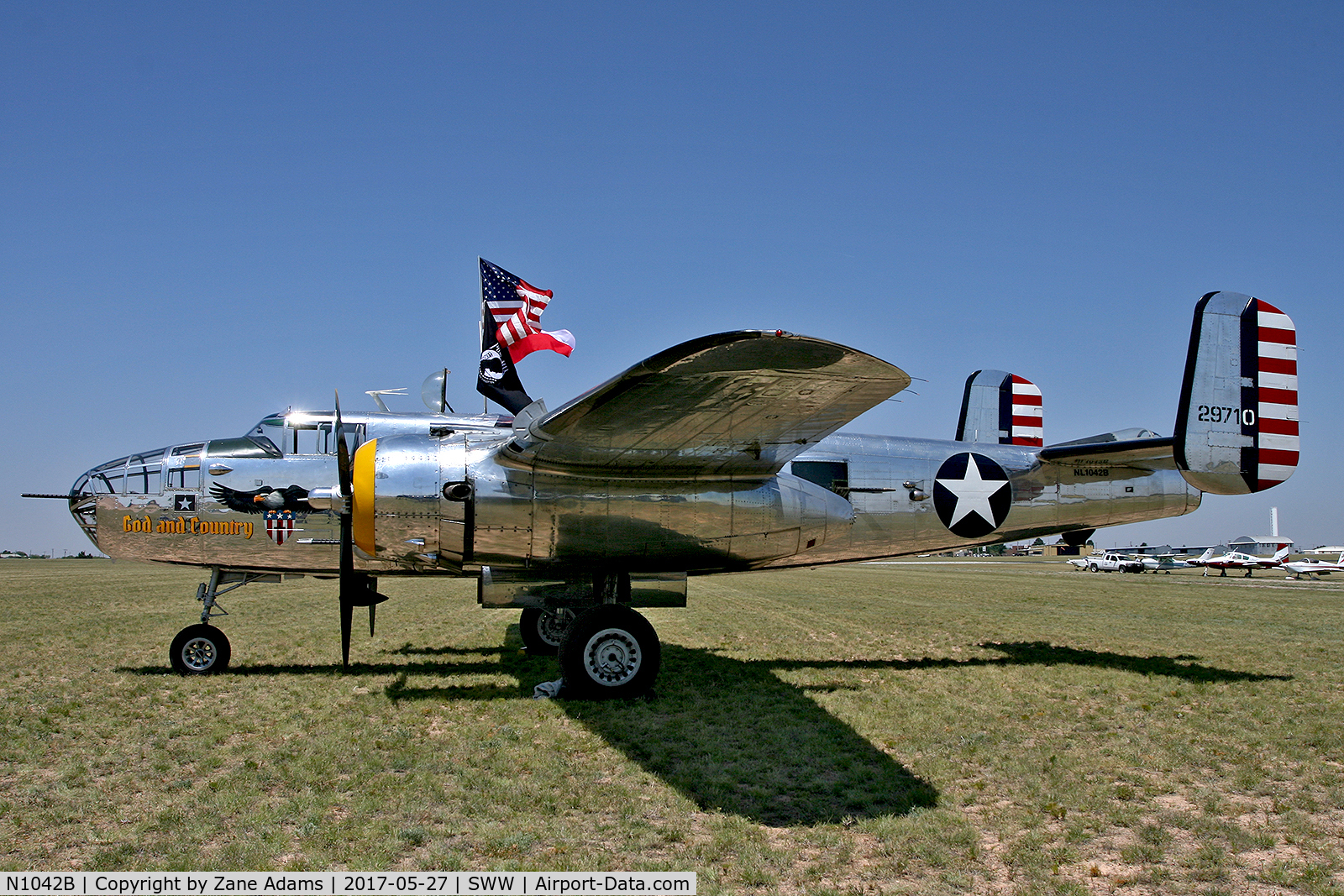 N1042B, 1944 North American B-25N Mitchell C/N 108-35148, Avenger Field - Sweetwater, TX