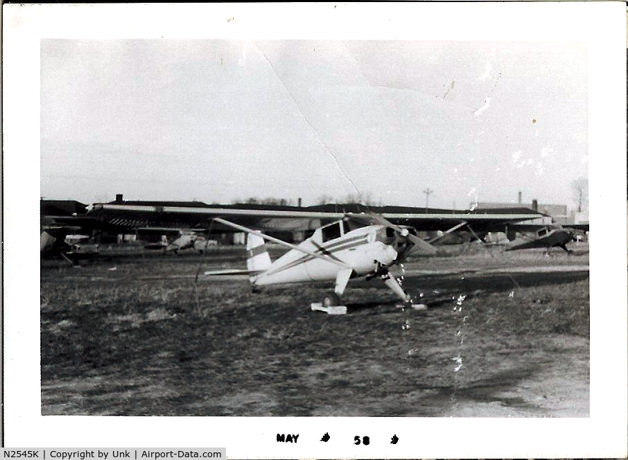 N2545K, Luscombe 8E Silvaire C/N 5272, Photo taken before it was registered in Canada.
