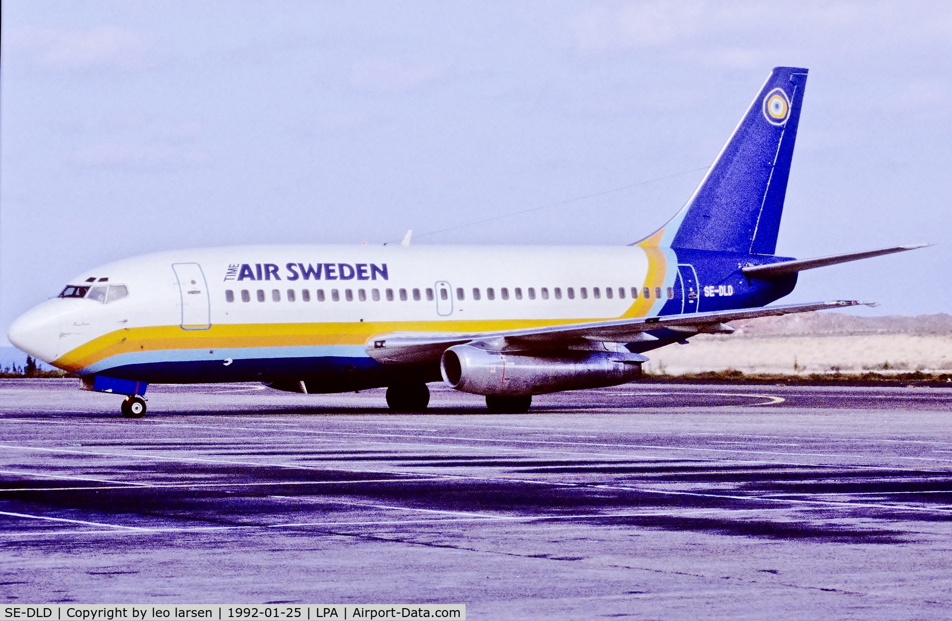 SE-DLD, 1973 Boeing 737-205 C/N 20711, Las Palmas 25.1.1992