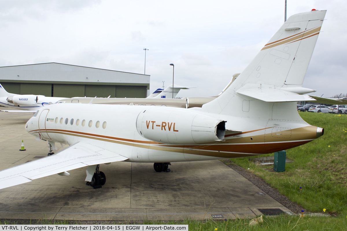 VT-RVL, 1999 Dassault Falcon 2000 C/N 101, At London Luton