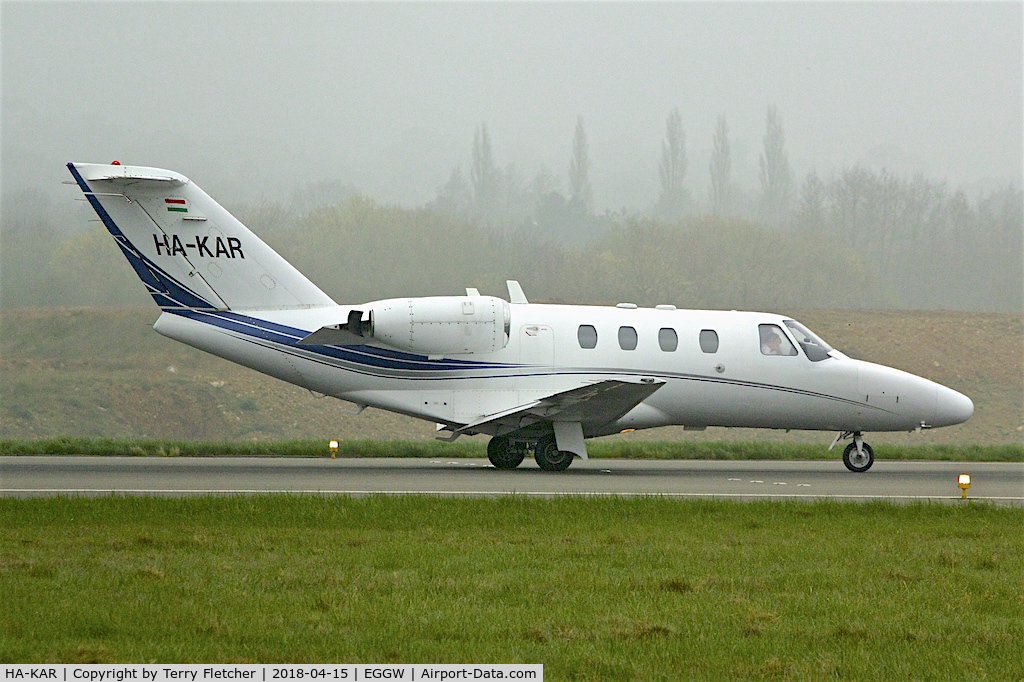 HA-KAR, 1993 Cessna 525 CitationJet C/N 525-0016, At London Luton