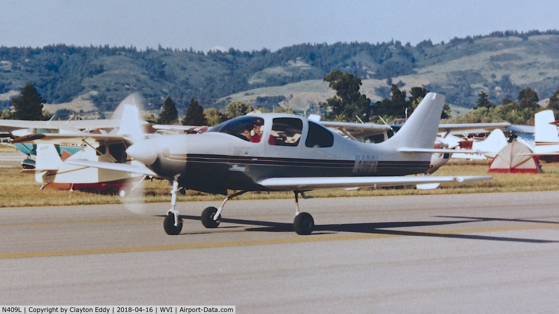 N409L, 1990 Lancair IV C/N L4001, Watsonville Airport California airshow early 1990's