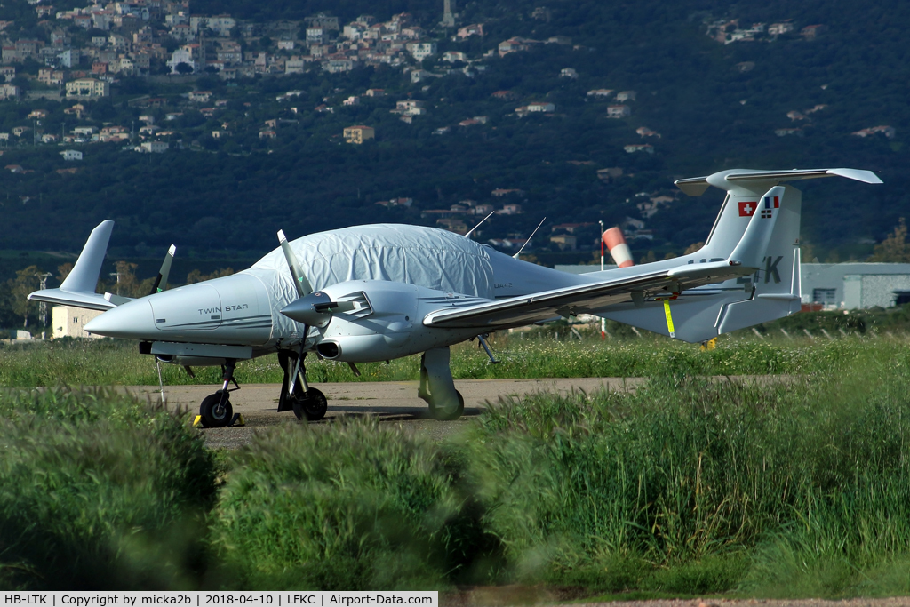 HB-LTK, Diamond DA-42 Twin Star C/N 42.148, Parked