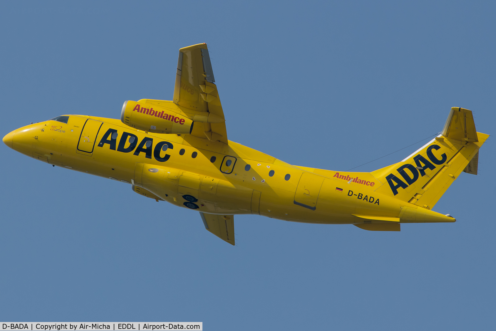 D-BADA, 1998 Fairchild Dornier 328-310 328JET C/N 3224, ADAC Luftrettung