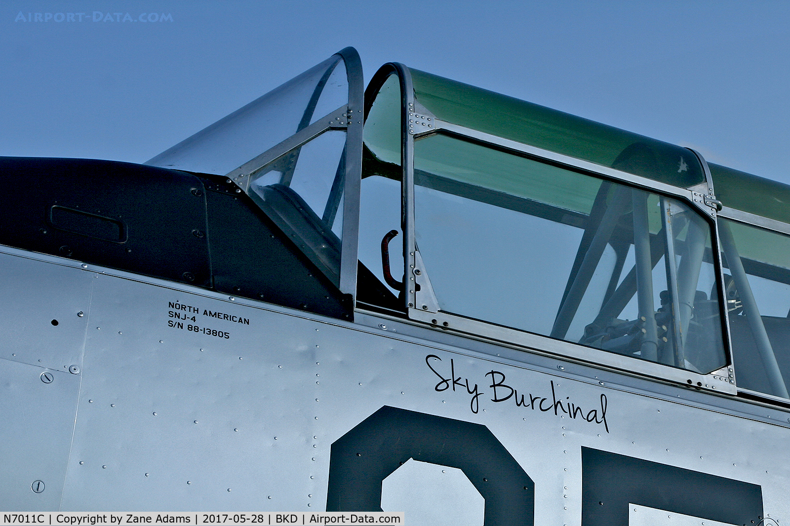 N7011C, North American SNJ-4 Texan C/N 88-13805, At the 2017 Breckenridge Airshow