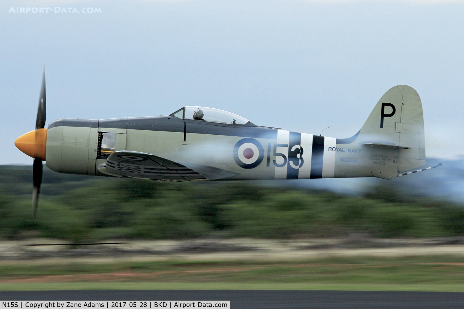 N15S, 1953 Hawker Sea Fury FB.11 C/N 41H/696792, At the 2017 Breckenridge Airshow