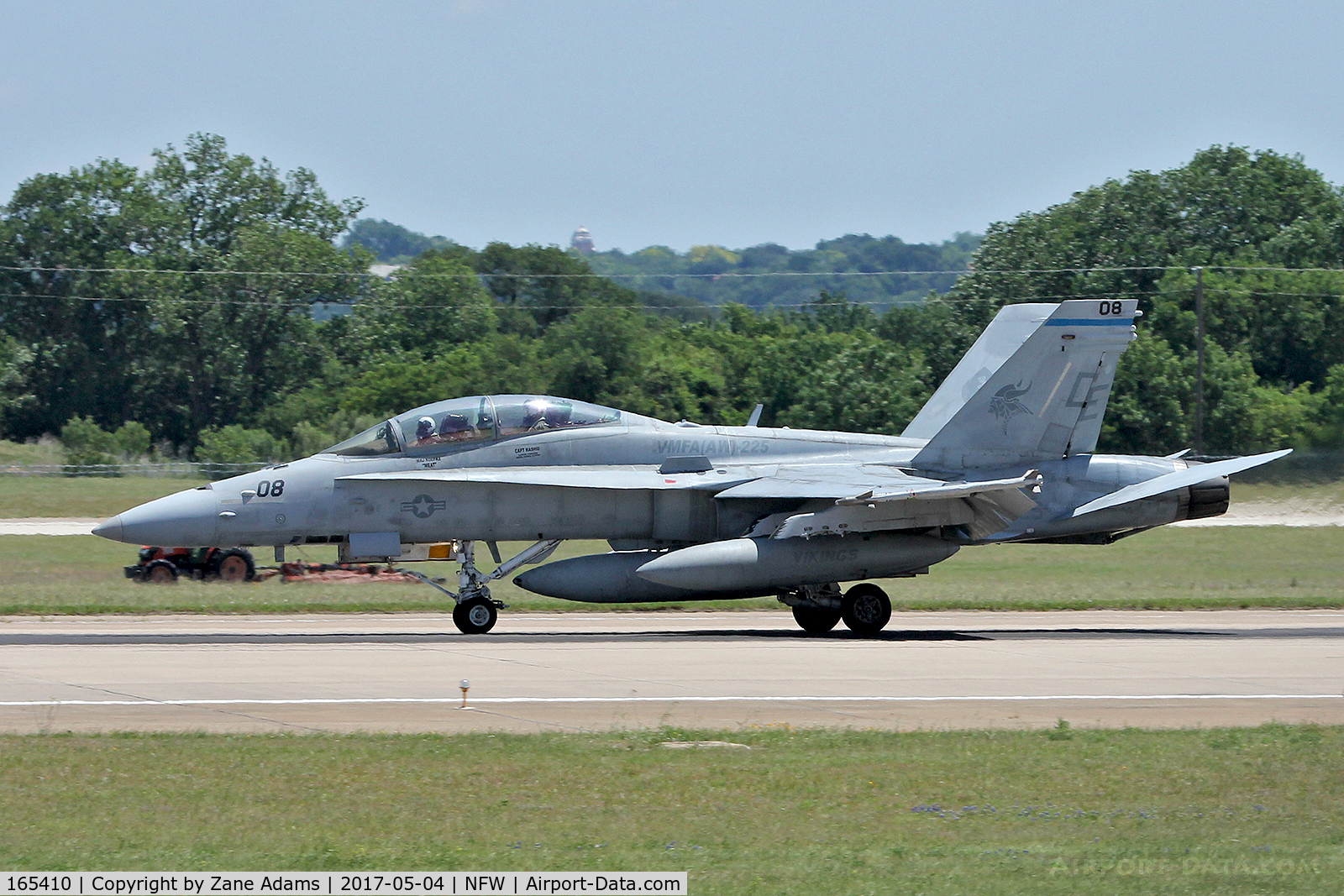 165410, McDonnell Douglas F/A-18D Hornet C/N 1434/D141, At NAS Fort Worth