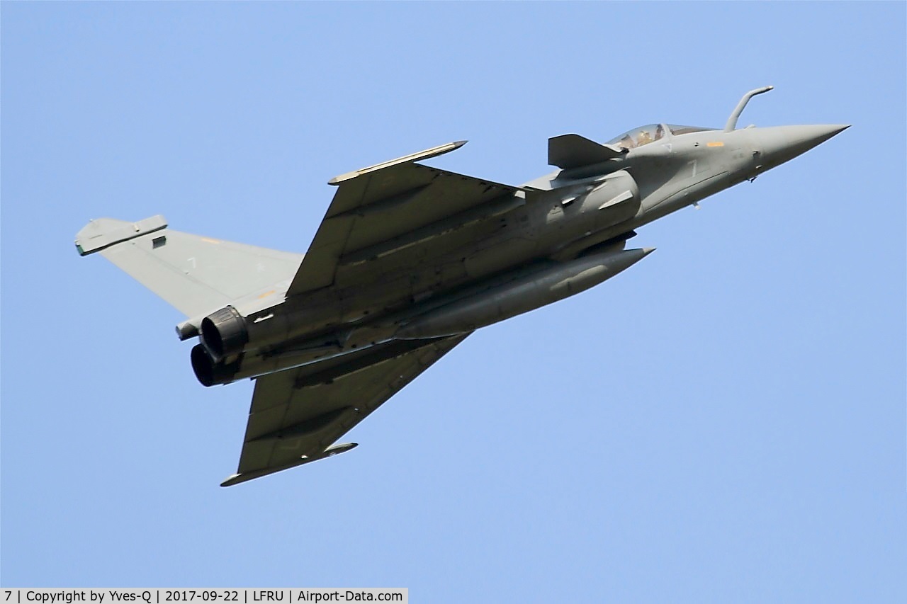 7, Dassault Rafale M C/N 7, Dassault Rafale M, On display, Morlaix-Ploujean airport (LFRU-MXN) Air show 2017