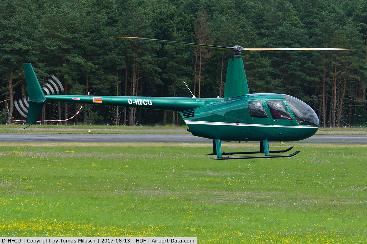 D-HFCU, Robinson R44  Raven C/N 1607, Airport Heringsdorf, Germany