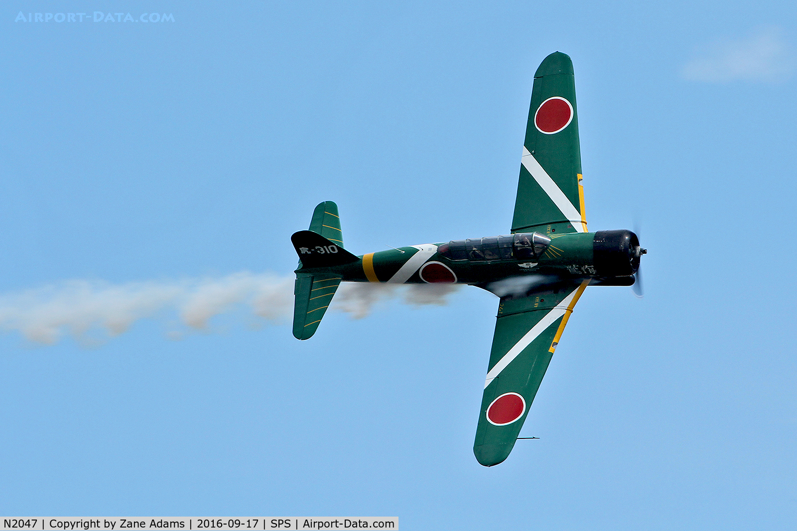 N2047, 1952 Canadian Car & Foundry T-6 Harvard Mk.4 C/N CCF4-83, Tora Tora Tora Kate at the 2016 Sheppard AFB Airshow 
Taylor Stevenson pilot