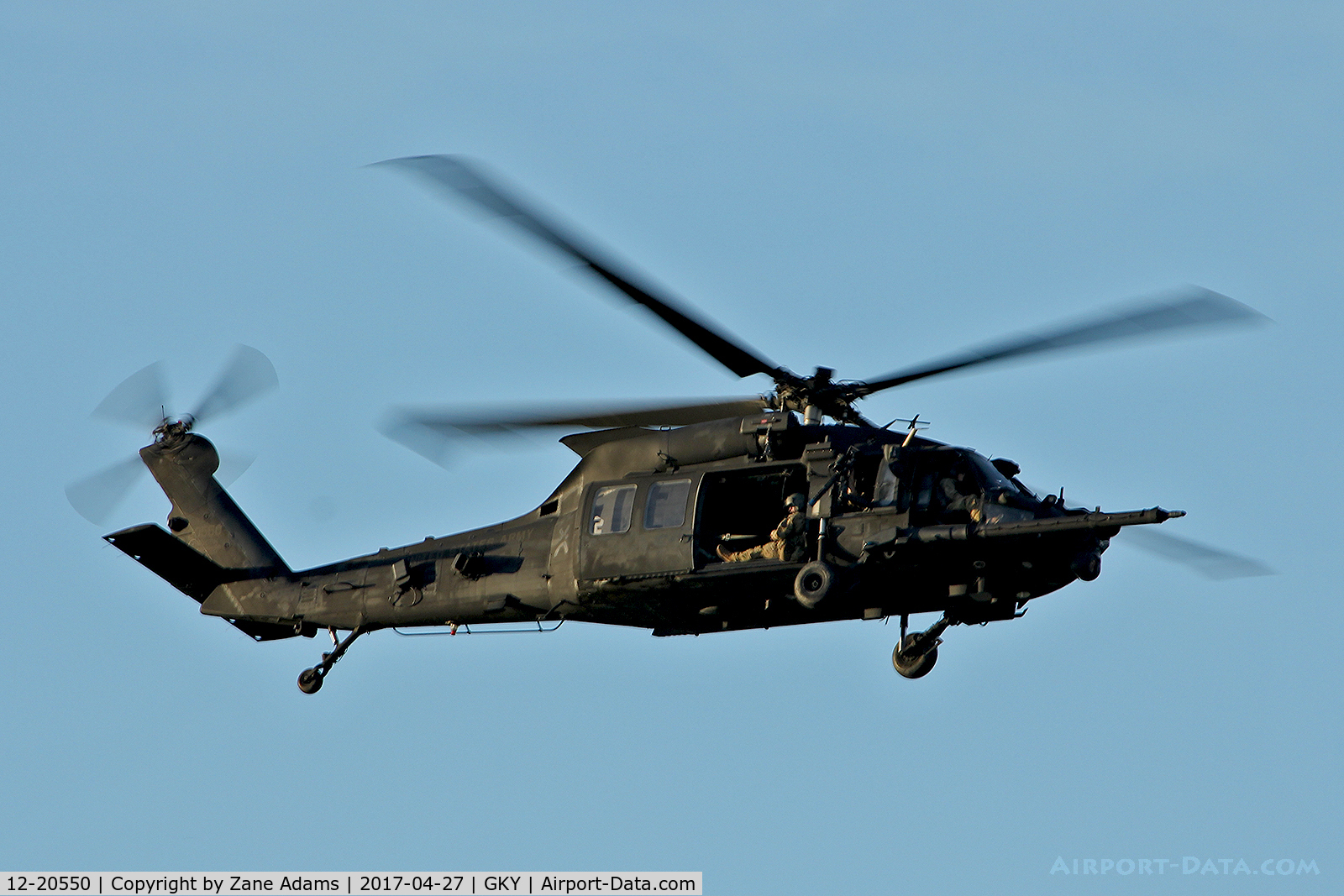 12-20550, 2012 Sikorsky UH-60M C/N 12-20550, Departing Arlington Municipal on a nighttime urban combat training mission
