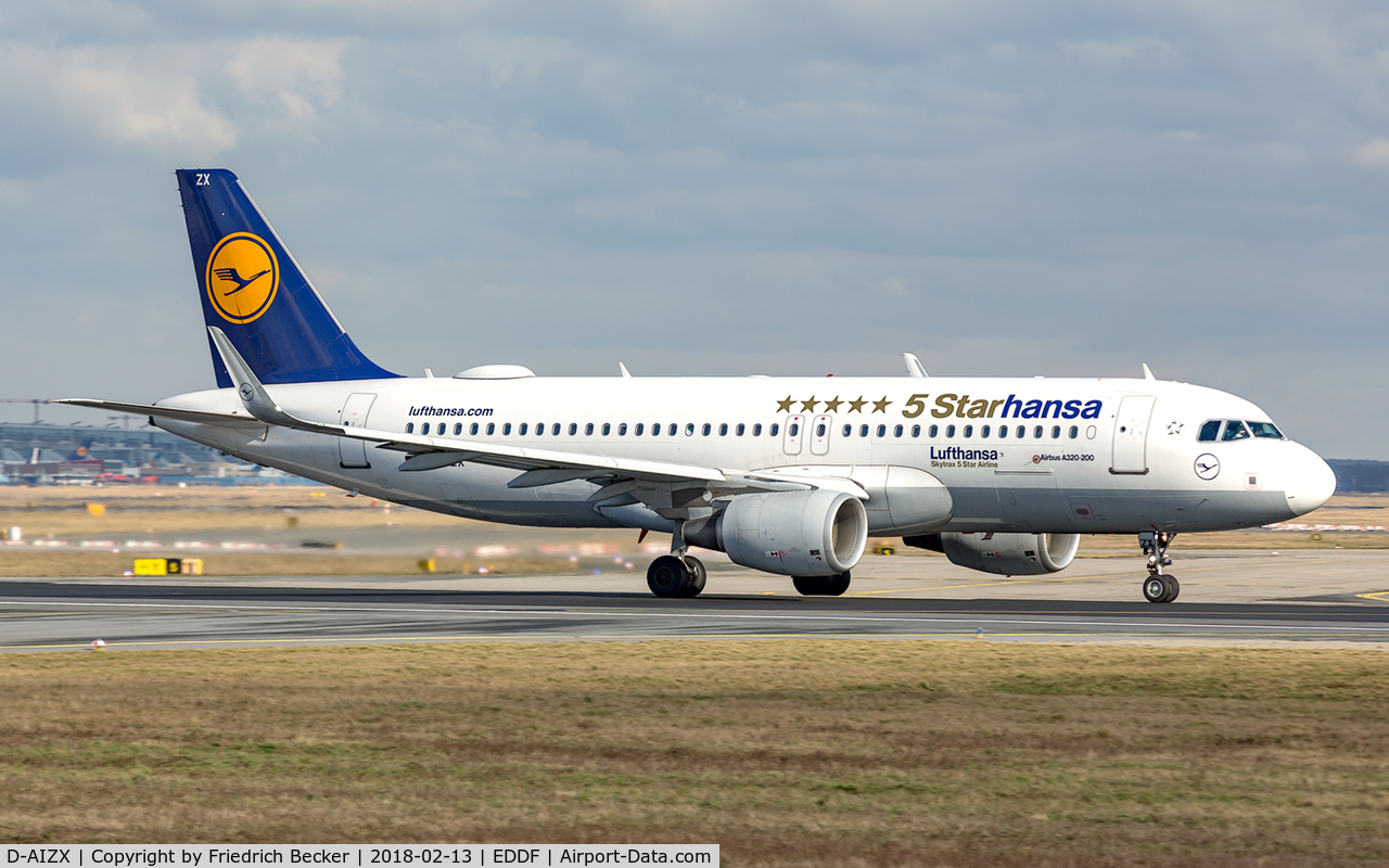 D-AIZX, 2013 Airbus A320-214 C/N 5741, departure via RW18