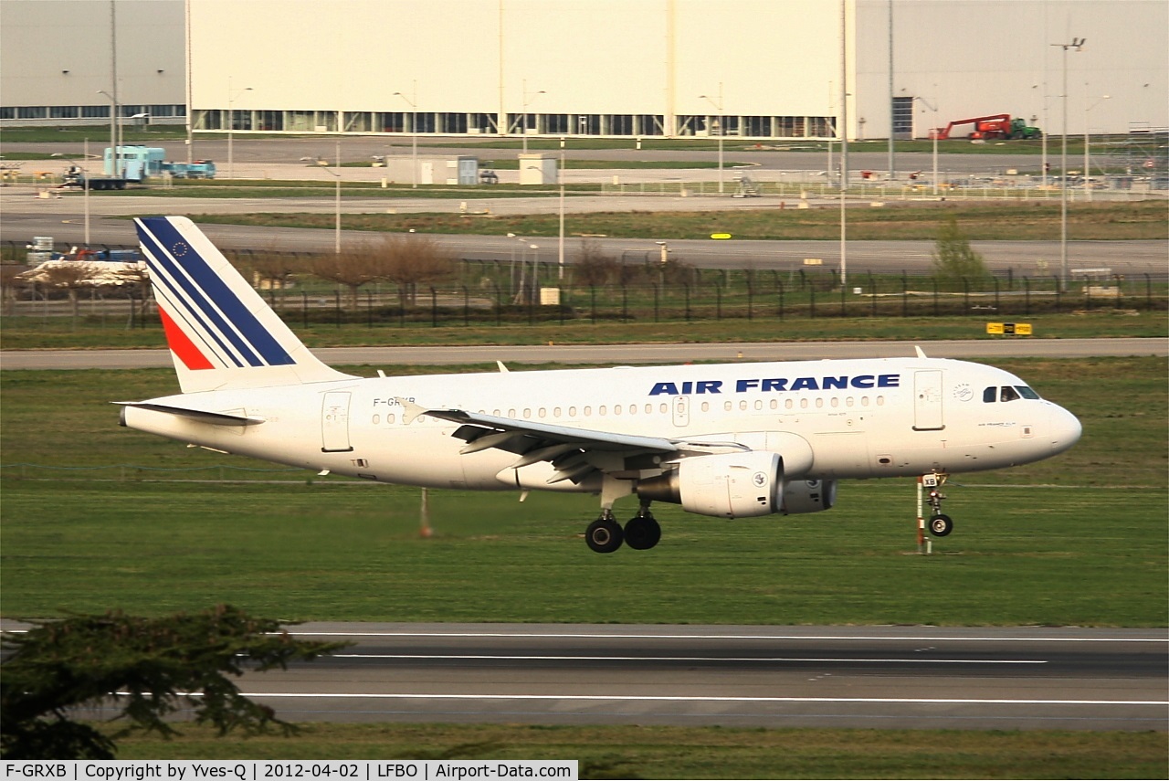 F-GRXB, 2001 Airbus A319-111 C/N 1645, Airbus A319-111, On final rwy 14R, Toulouse-Blagnac Airport (LFBO-TLS)