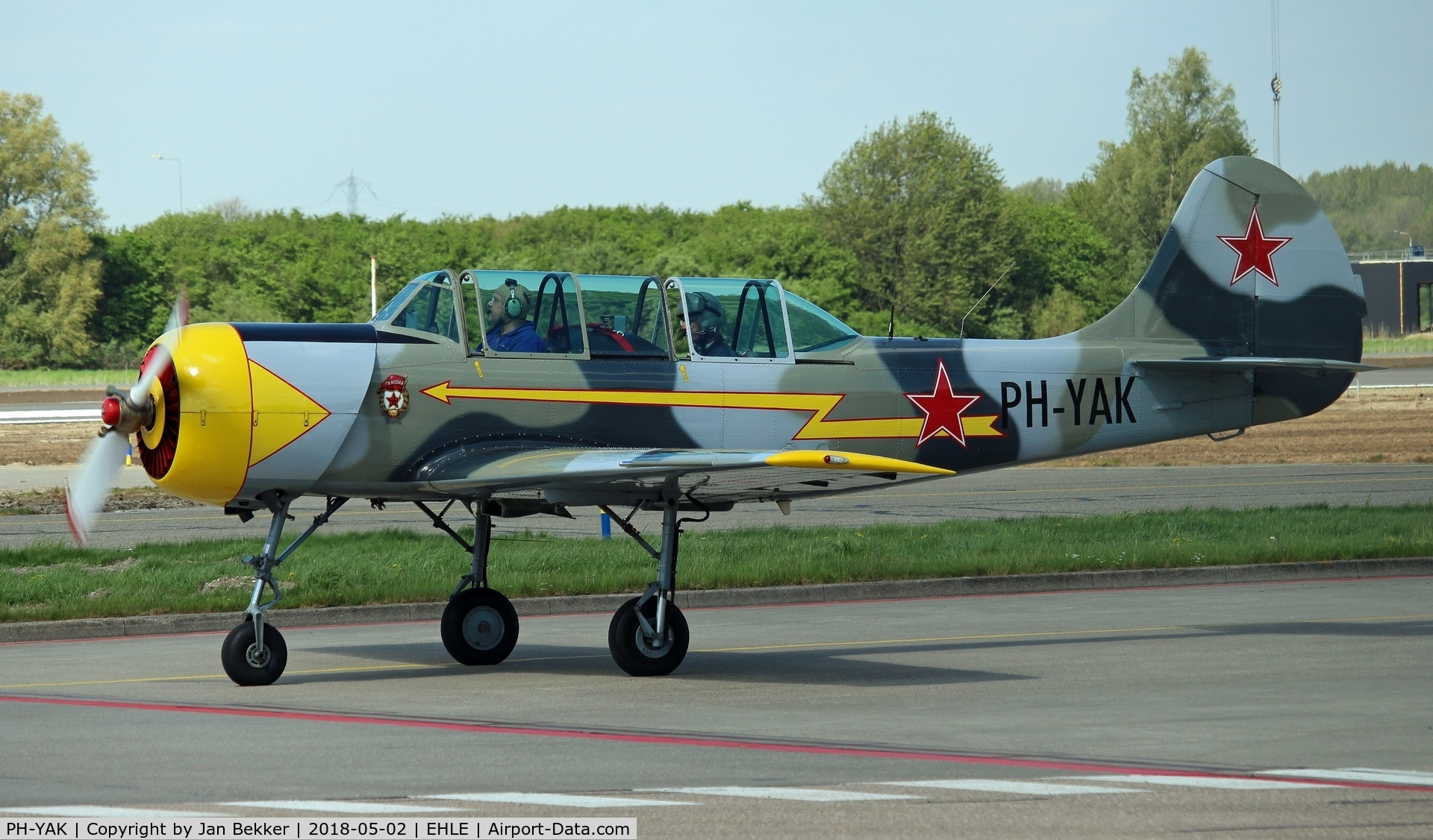 PH-YAK, 1987 Bacau Yak-52 C/N 877401, Lelystad Airport