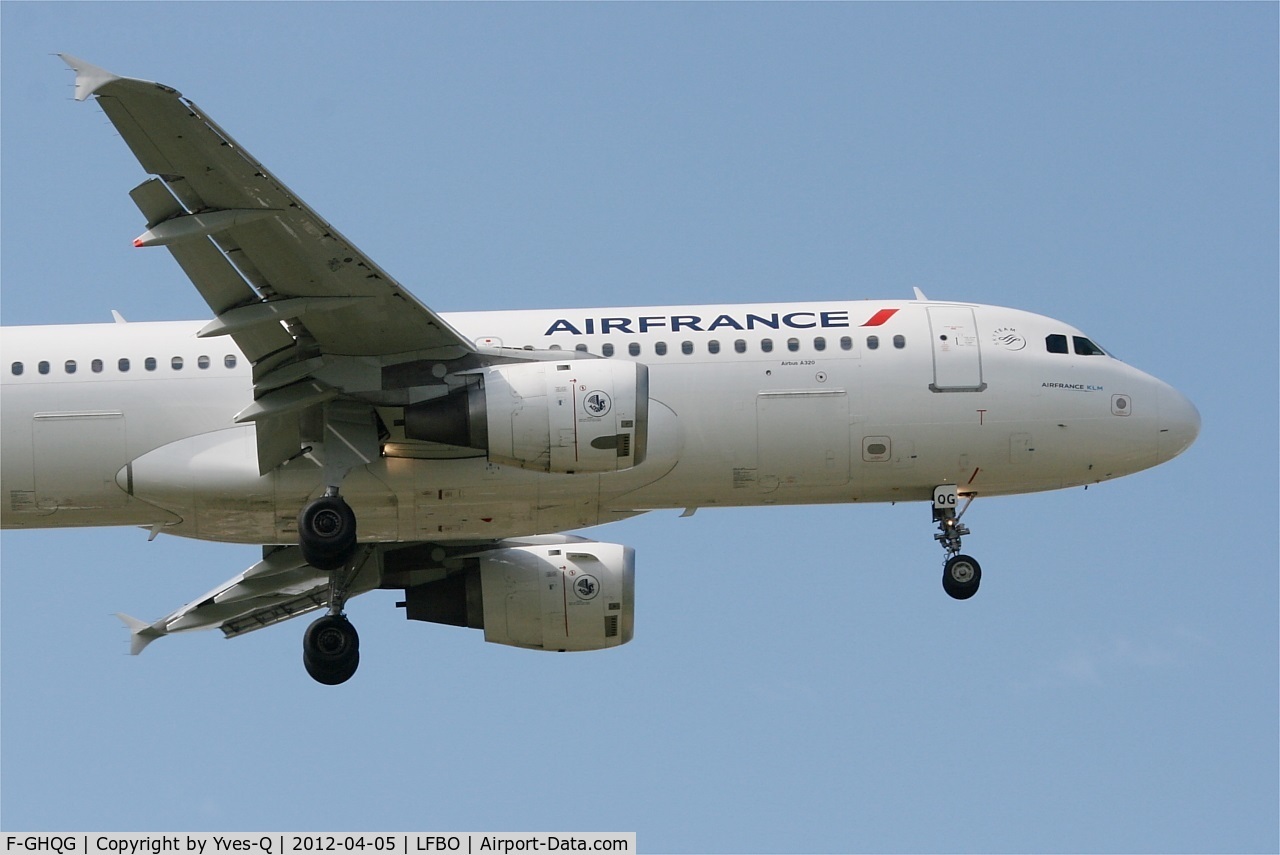 F-GHQG, 1991 Airbus A320-211 C/N 0155, Airbus A320-211, on final rwy 32L, Toulouse Blagnac Airport (LFBO-TLS)