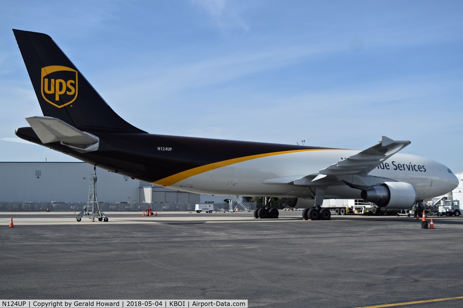 N124UP, 2000 Airbus A300F4-622R C/N 0808, Parked on the UPS ramp.