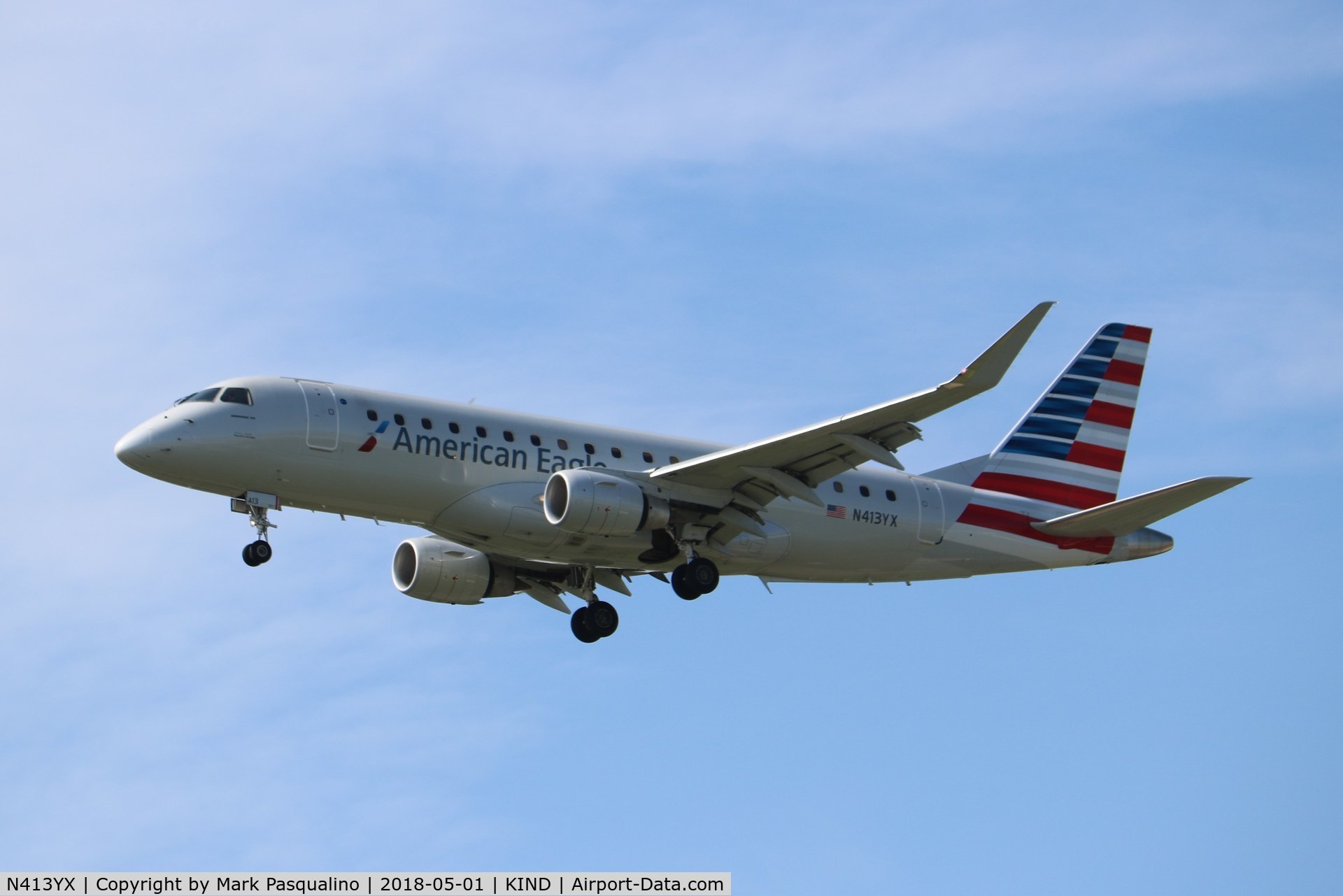 N413YX, 2013 Embraer 175LR (ERJ-170-200LR) C/N 17000376, ERJ 170-200 LR