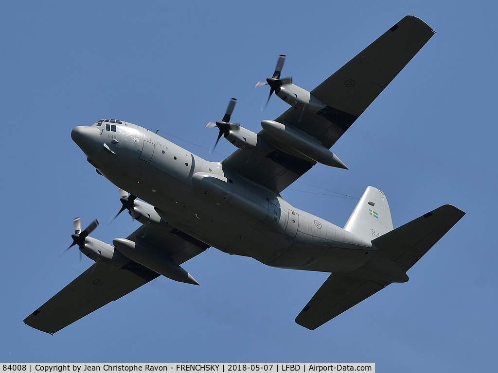 84008, Lockheed C-130H Hercules C/N 382-4890, SweAF 3 TSFE take off runway 29