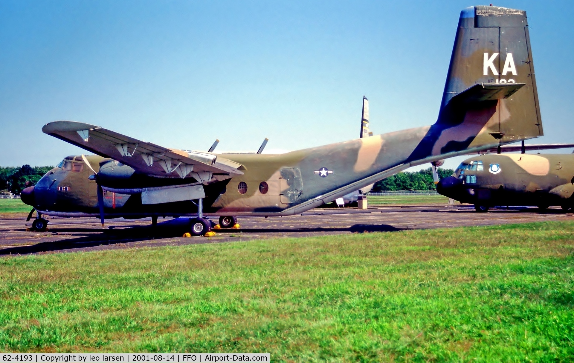 62-4193, 1962 De Havilland Canada C-7B Caribou C/N 138, Wright Patterson 14.8.2001