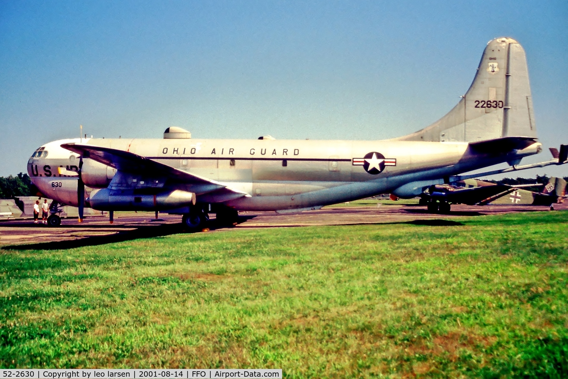 52-2630, 1952 Boeing KC-97L Stratofreighter C/N 16661, Wright Patterson 14.8.2001