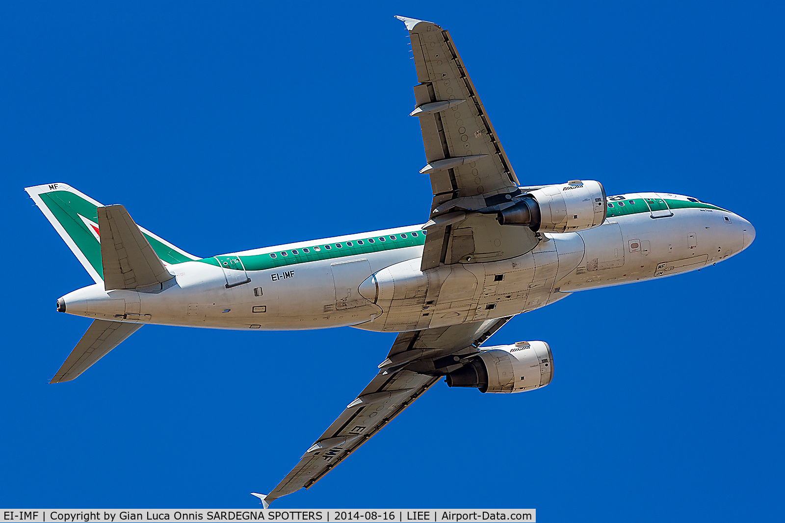 EI-IMF, 2003 Airbus A319-112 C/N 2083, TAKE OFF 32L