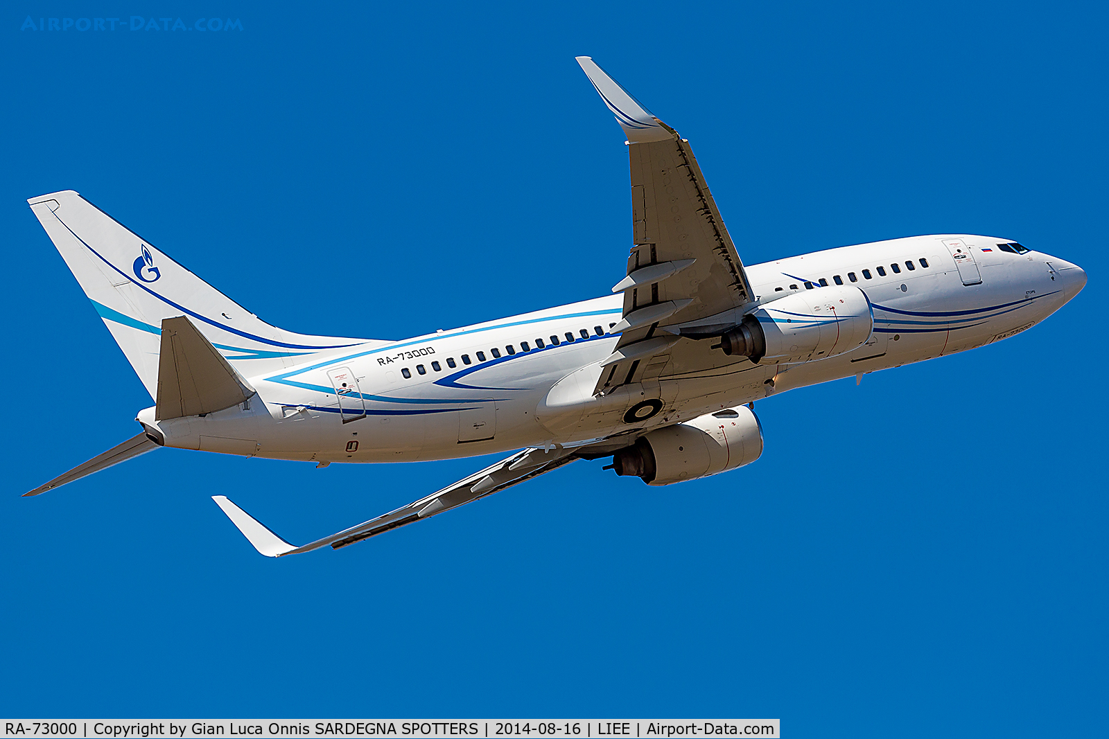 RA-73000, 2000 Boeing 737-76N C/N 28630, TAKE OFF 32L