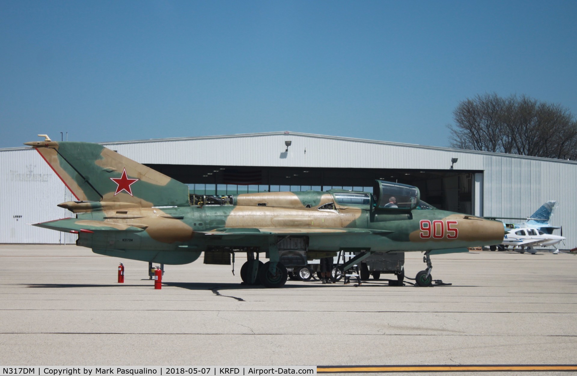 N317DM, 1974 Mikoyan-Gurevich MiG-21UM Lancer B C/N 516913056, MiG-21UM
