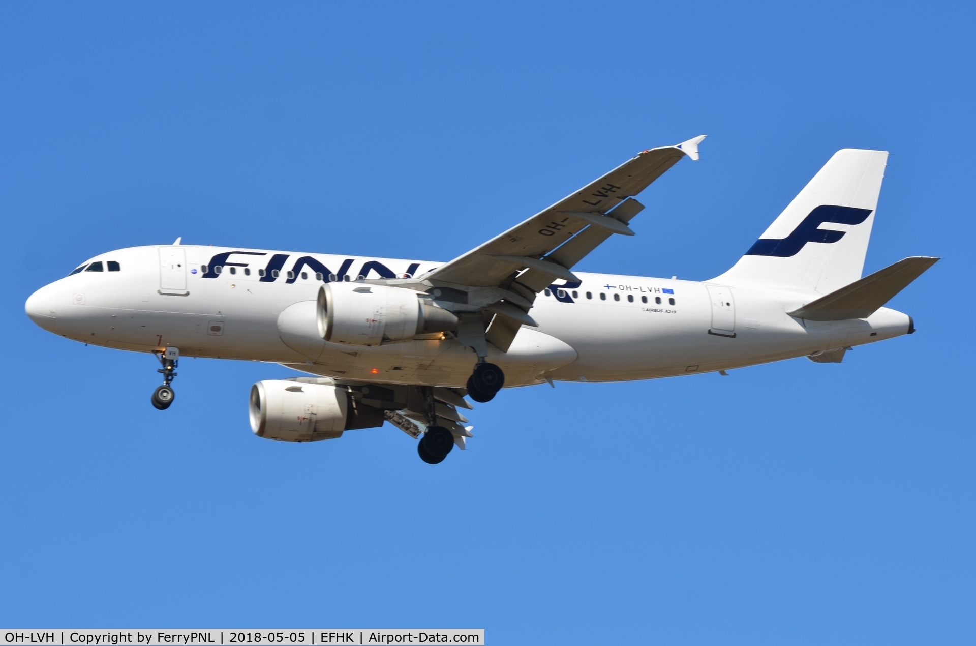 OH-LVH, 2000 Airbus A319-112 C/N 1184, Finnair A319