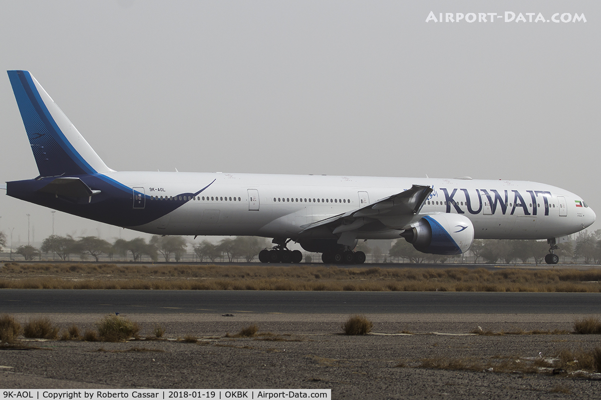 9K-AOL, 2017 Boeing 777-369/ER C/N 62569, Kuwait International