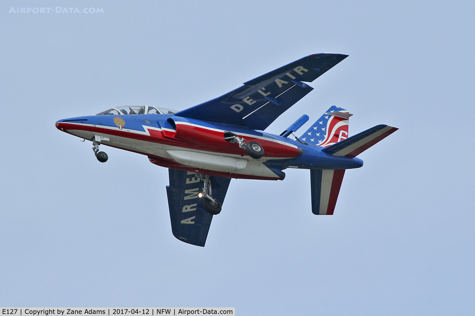 E127, 1983 Dassault-Dornier Alpha Jet E C/N E127, Arriving at NAS Fort Worth