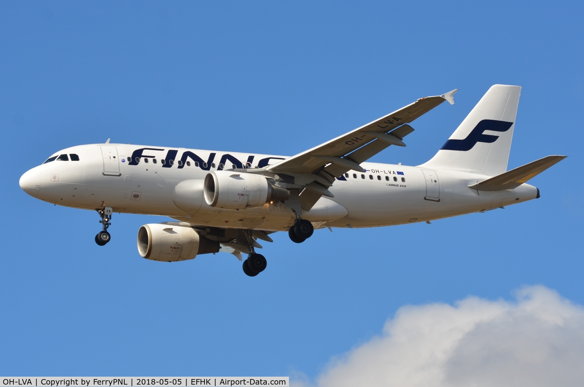 OH-LVA, 1999 Airbus A319-112 C/N 1073, Finnair A319