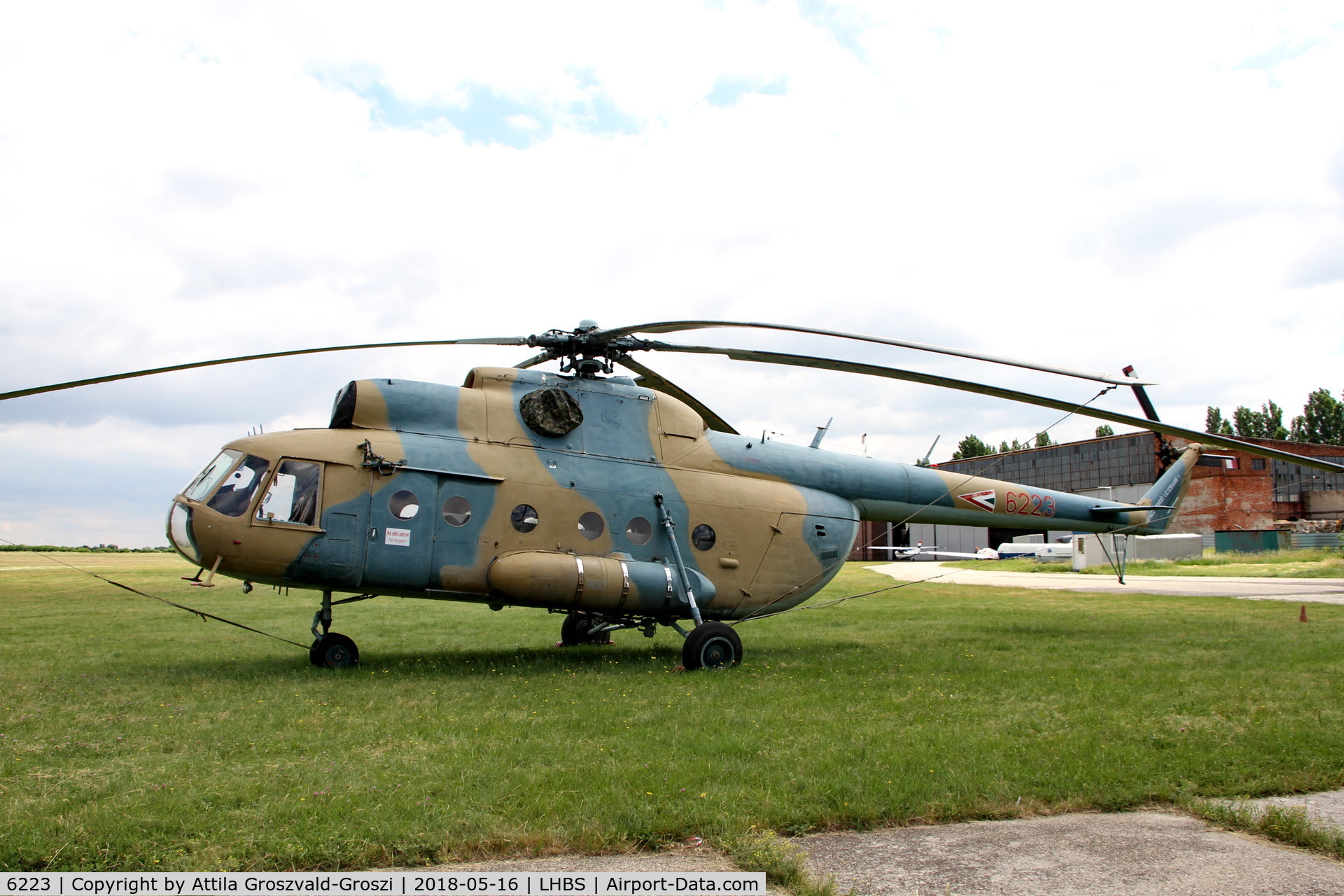 6223, 1980 Mil Mi-8T Hip C/N 226223, LHBS Budaörs Airport, Hungary