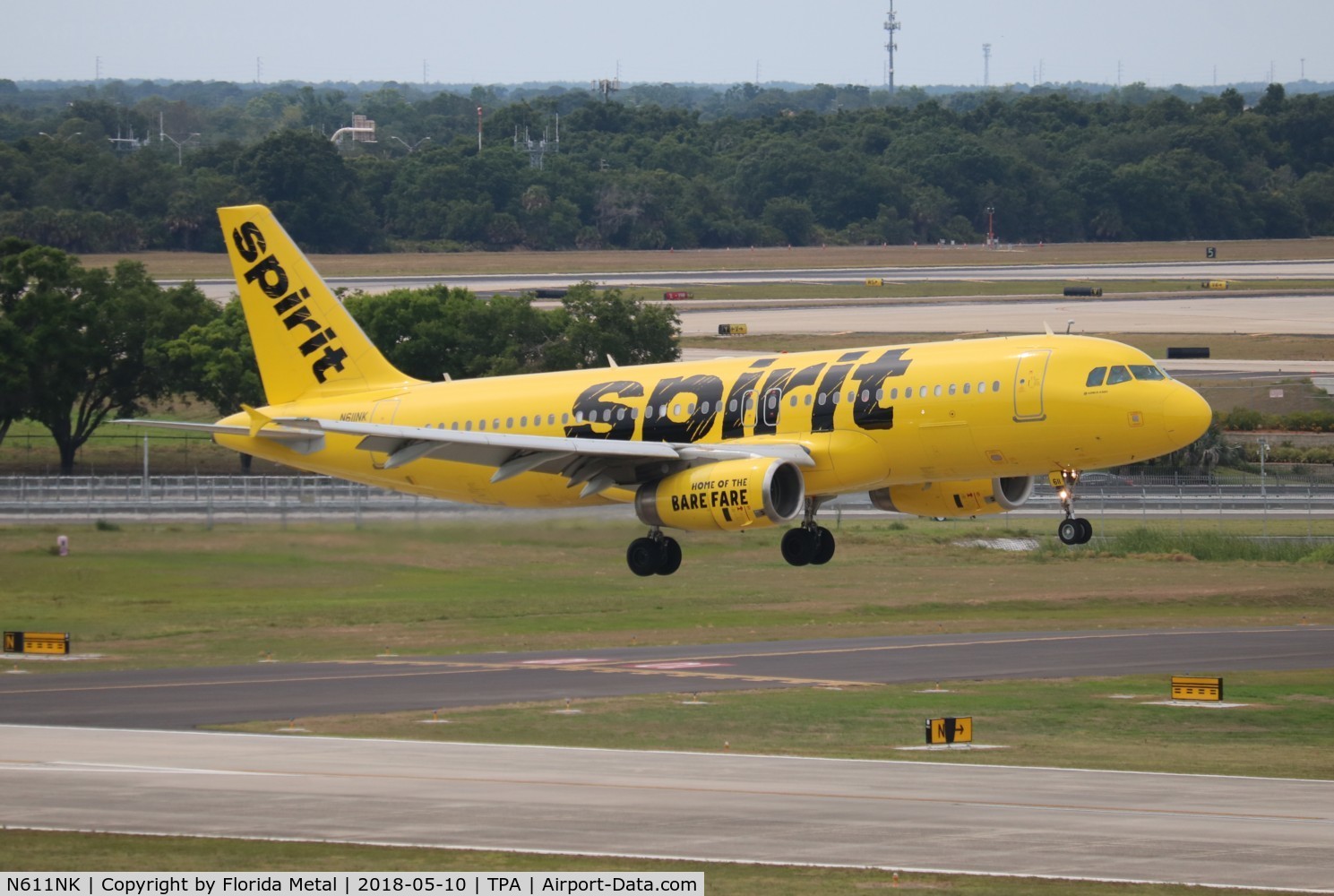 N611NK, 2011 Airbus A320-232 C/N 4996, Spirit