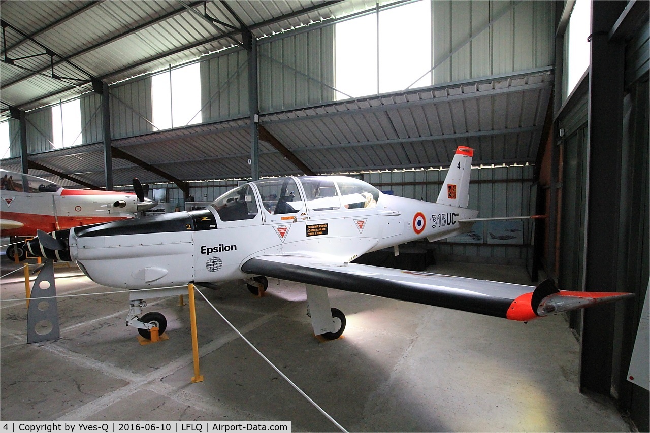 4, Socata TB-30 Epsilon C/N 4, Socata TB-30 Epsilon, Musée Européen de l'Aviation de Chasse, Montélimar-Ancône airfield (LFLQ)