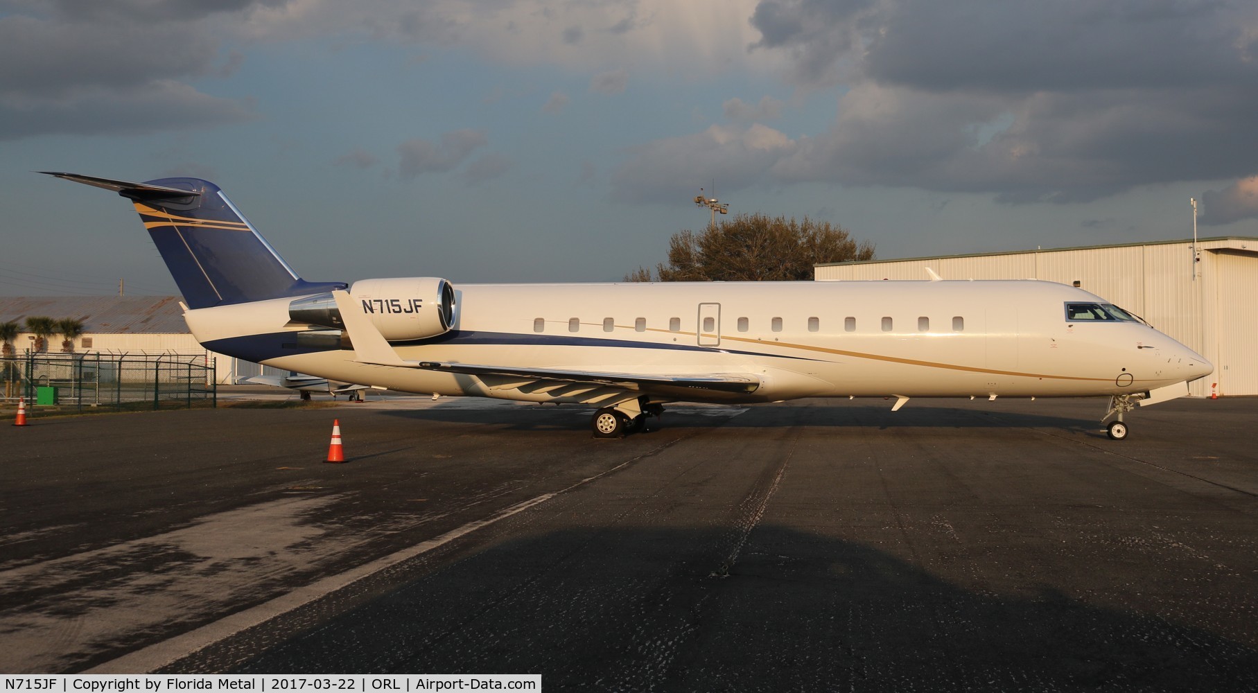 N715JF, 2008 Bombardier Challenger 850 (CL-600-2B19) C/N 8095, Challenger 850