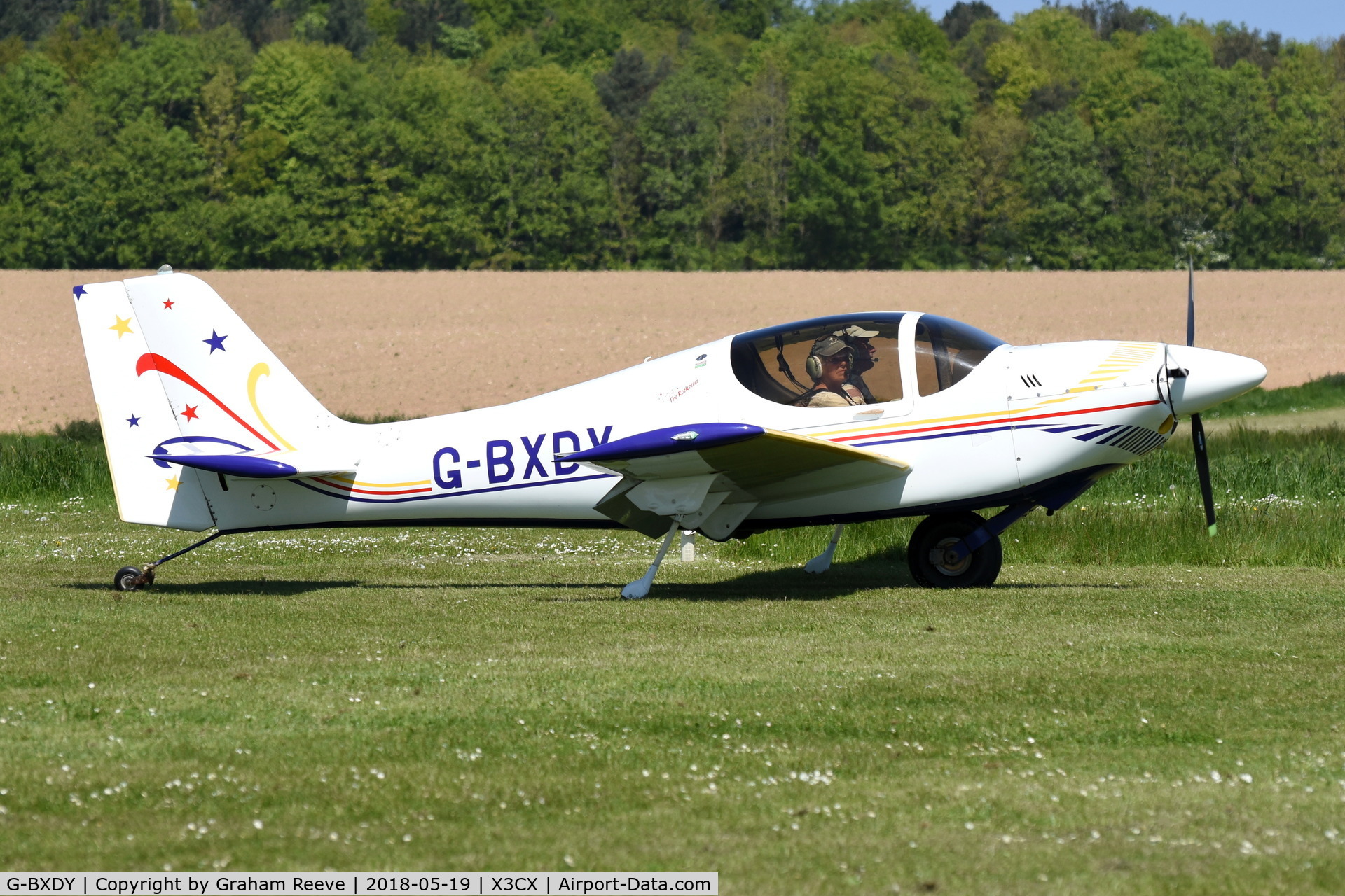 G-BXDY, 1997 Europa Monowheel C/N PFA 247-12914, Just landed at Northrepps.