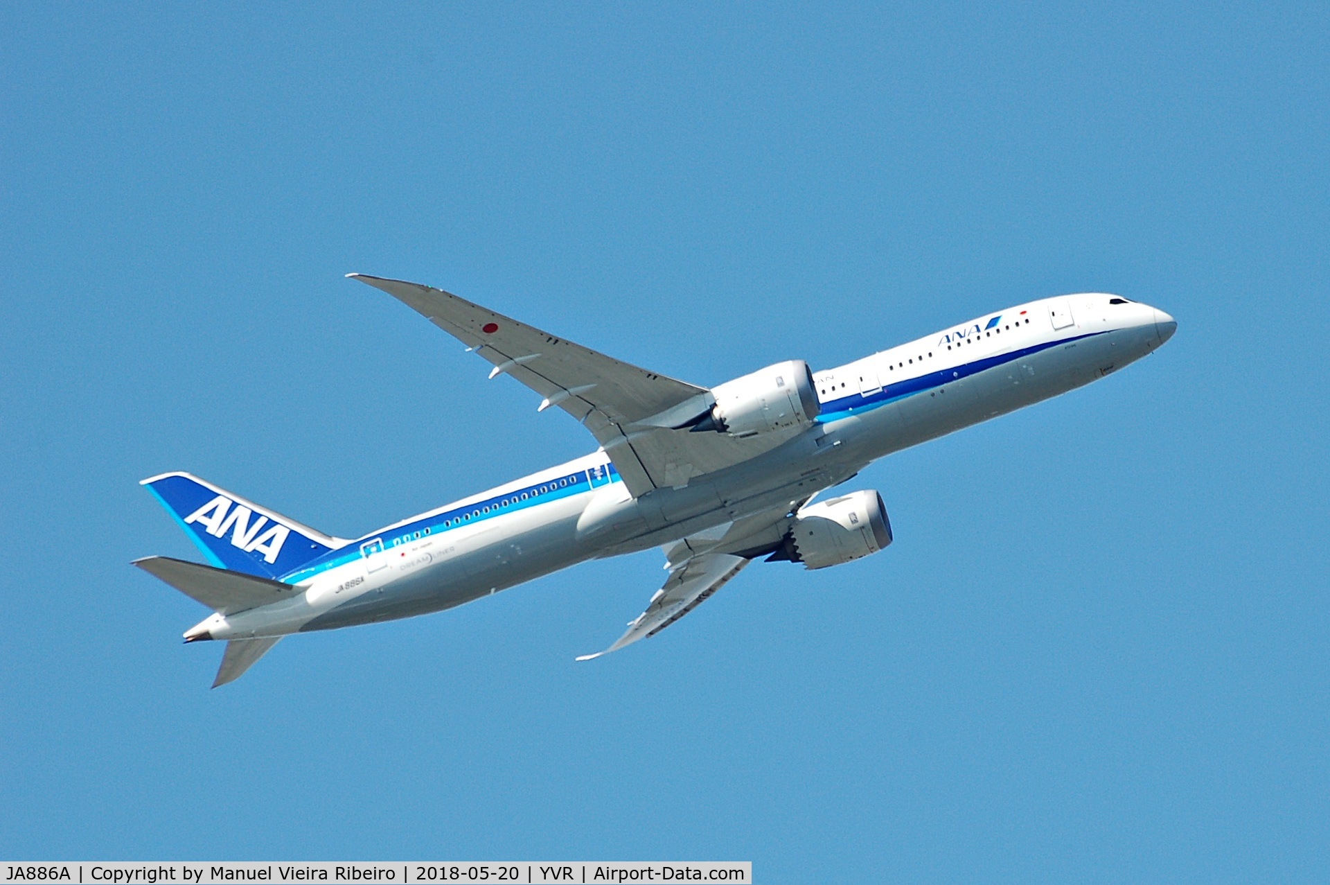 JA886A, 2016 Boeing 787-9 Dreamliner Dreamliner C/N 61522, NH115 to Haneda