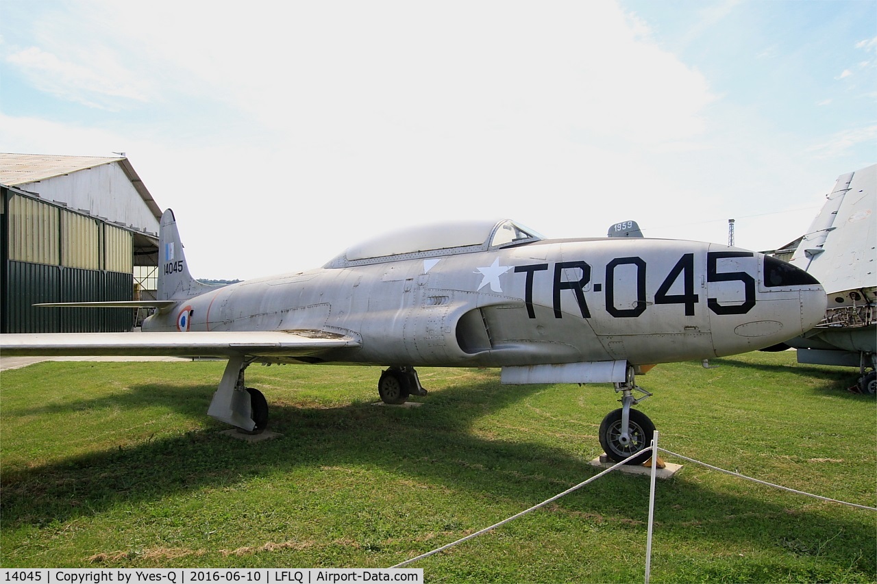 14045, 1951 Lockheed T-33A Shooting Star C/N 580-5339, Lockheed T-33A Shooting Star, Musée Européen de l'Aviation de Chasse at Montélimar-Ancône airfield (LFLQ)