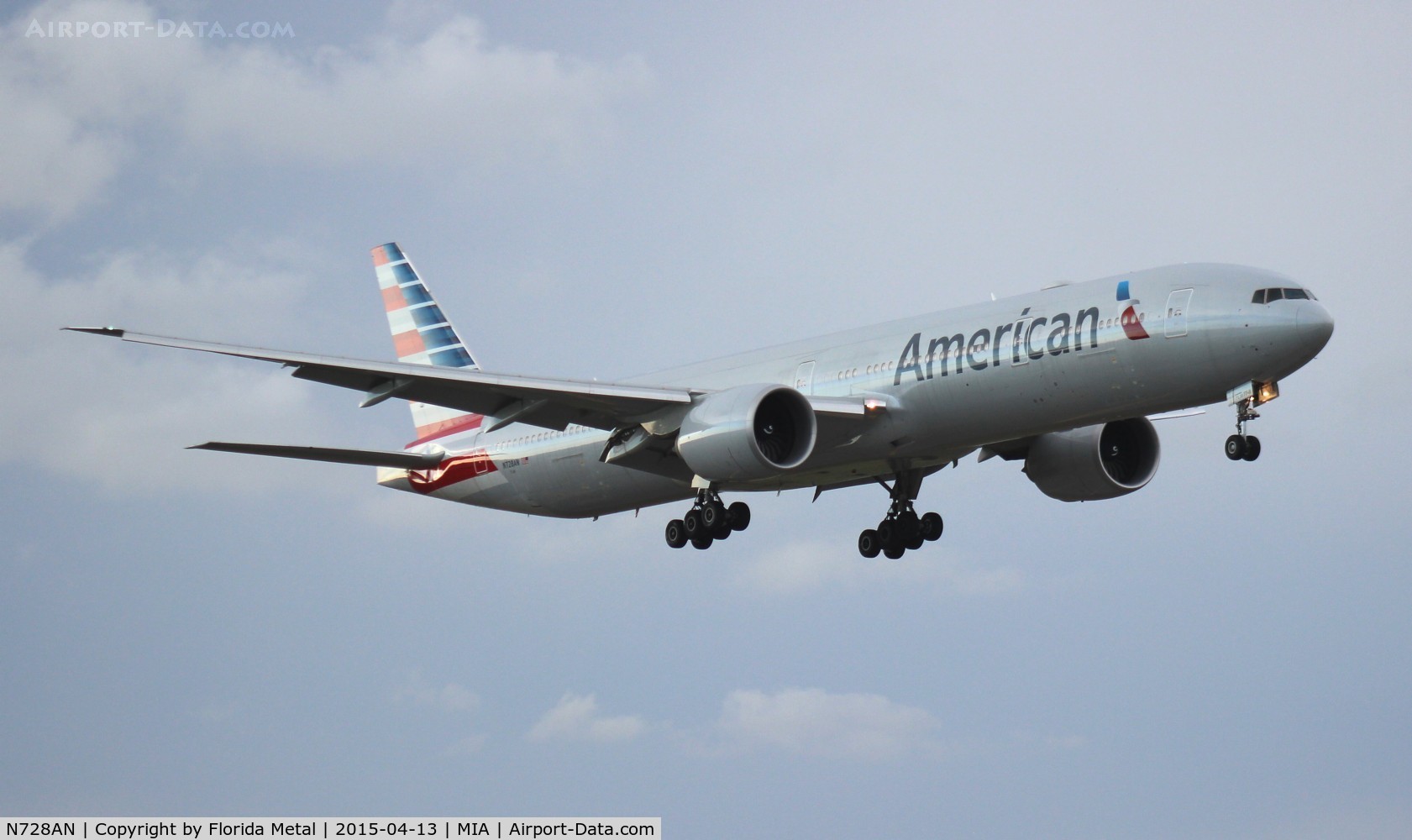 N728AN, 2014 Boeing 777-323/ER C/N 31553, American