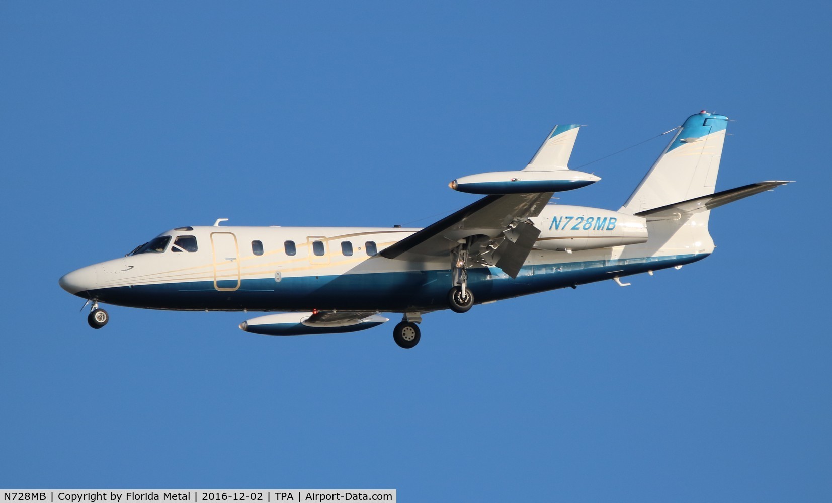 N728MB, 1984 Israel Aircraft Industries IAI-1124A Westwind II C/N 419, IAI 1124A