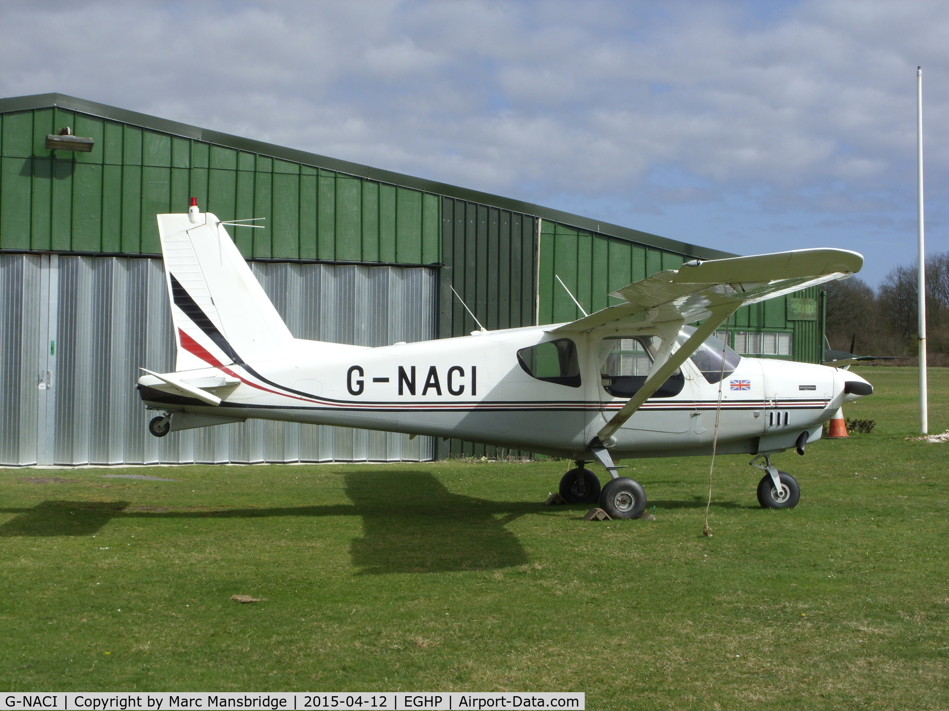 G-NACI, 1984 Norman NAC-1 Series 180 Freelance C/N NAC 001, Parked at Popham airfield EGHP, a welcome visitor.
